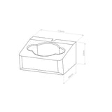 hochwertige Föhnhalterung in den Farben Silber, Grau, Schwarz