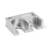 hochwertiger Rasiergerätehalter in den Farben Silber, Grau, Schwarz